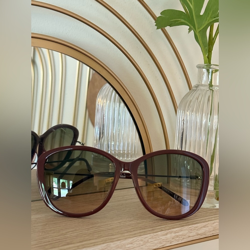 Chloé CH0175SK Havana Brown 59mm Women’s Sunglasses I Authentic I MSRP $470 NWT - Picture 7 of 8